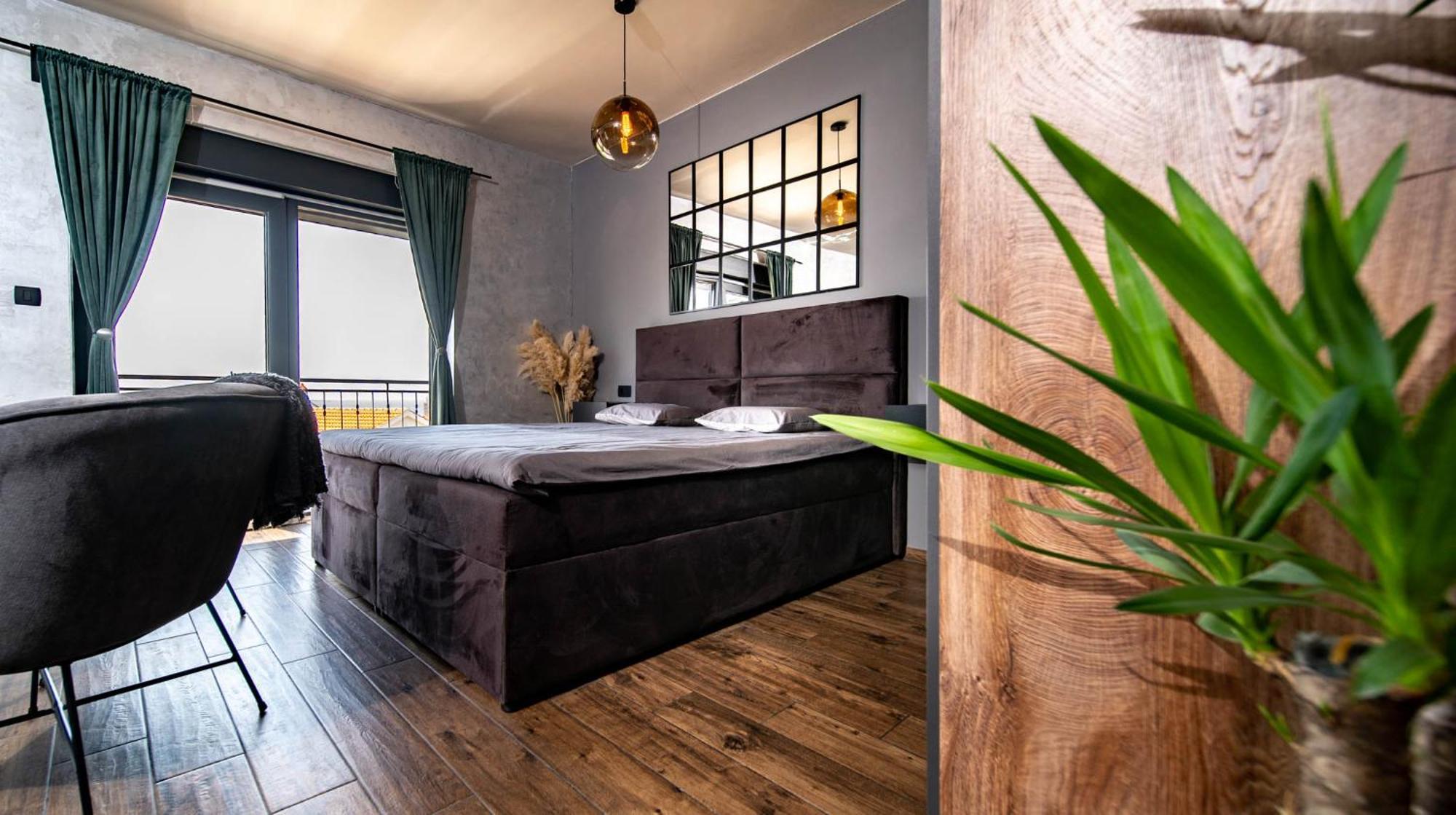 Modern Studio With A Beautiful View Раб Екстериор снимка